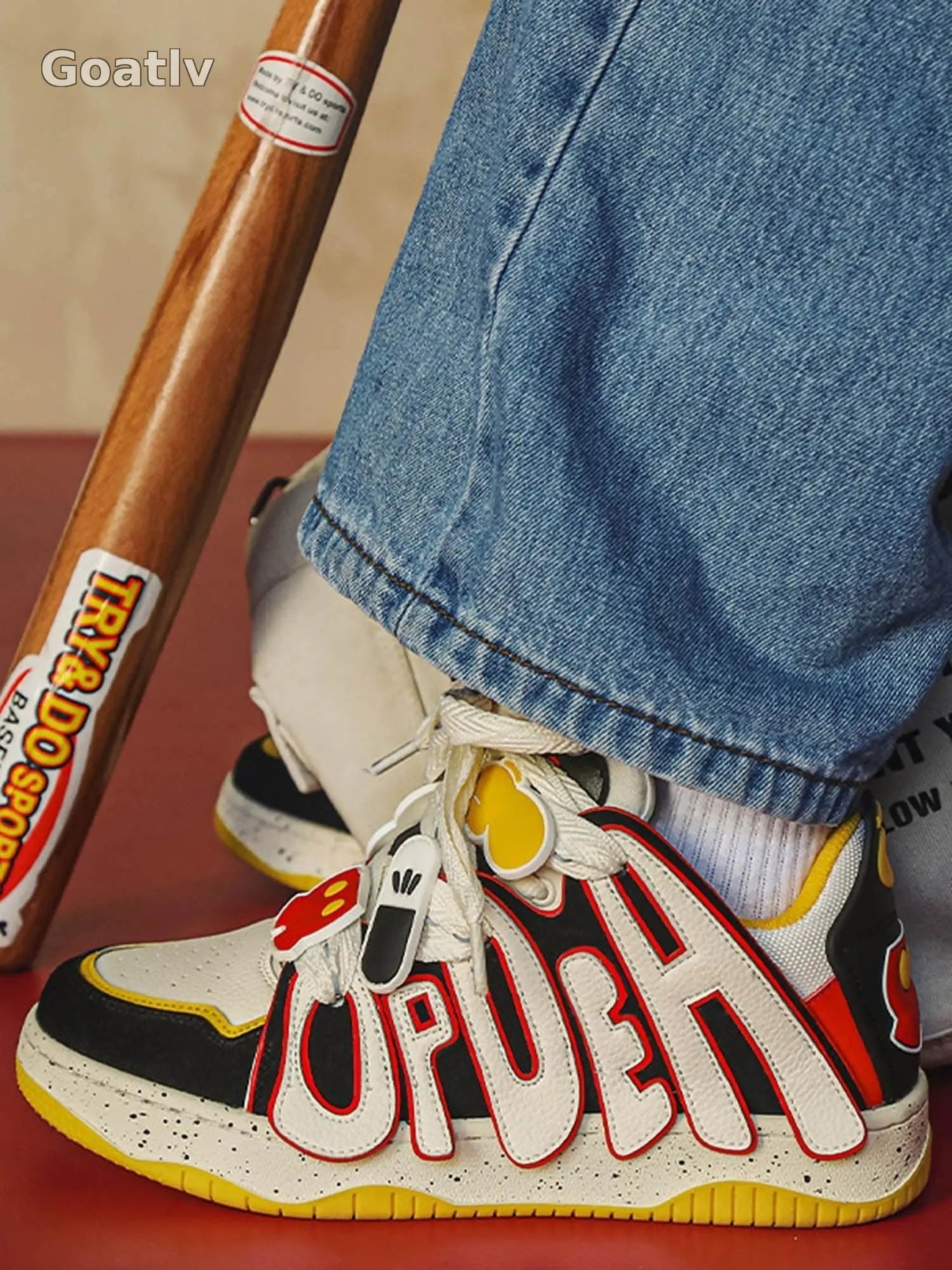 Sneakerhub Design Color Block Letter Shoes - 1865 - 1984