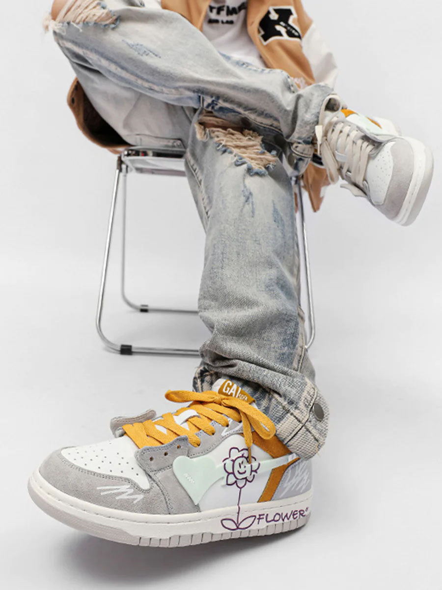 1984 Sunflower Couple Sports Skate Shoe - 1593 SP221021CSJP