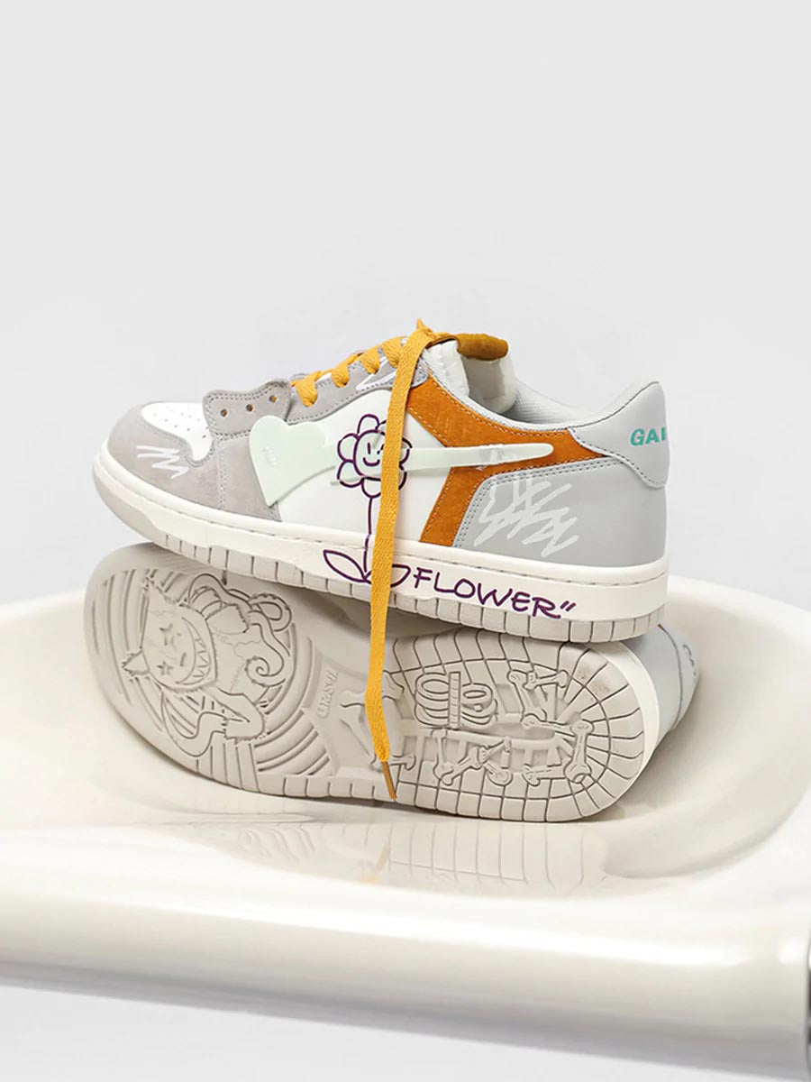 1984 Sunflower Couple Sports Skate Shoe - 1593 SP221021CSJP