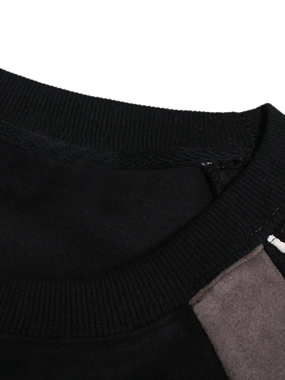 1984 Contrast Color Stitching Long-sleeved T-shirt SP241017DS3T