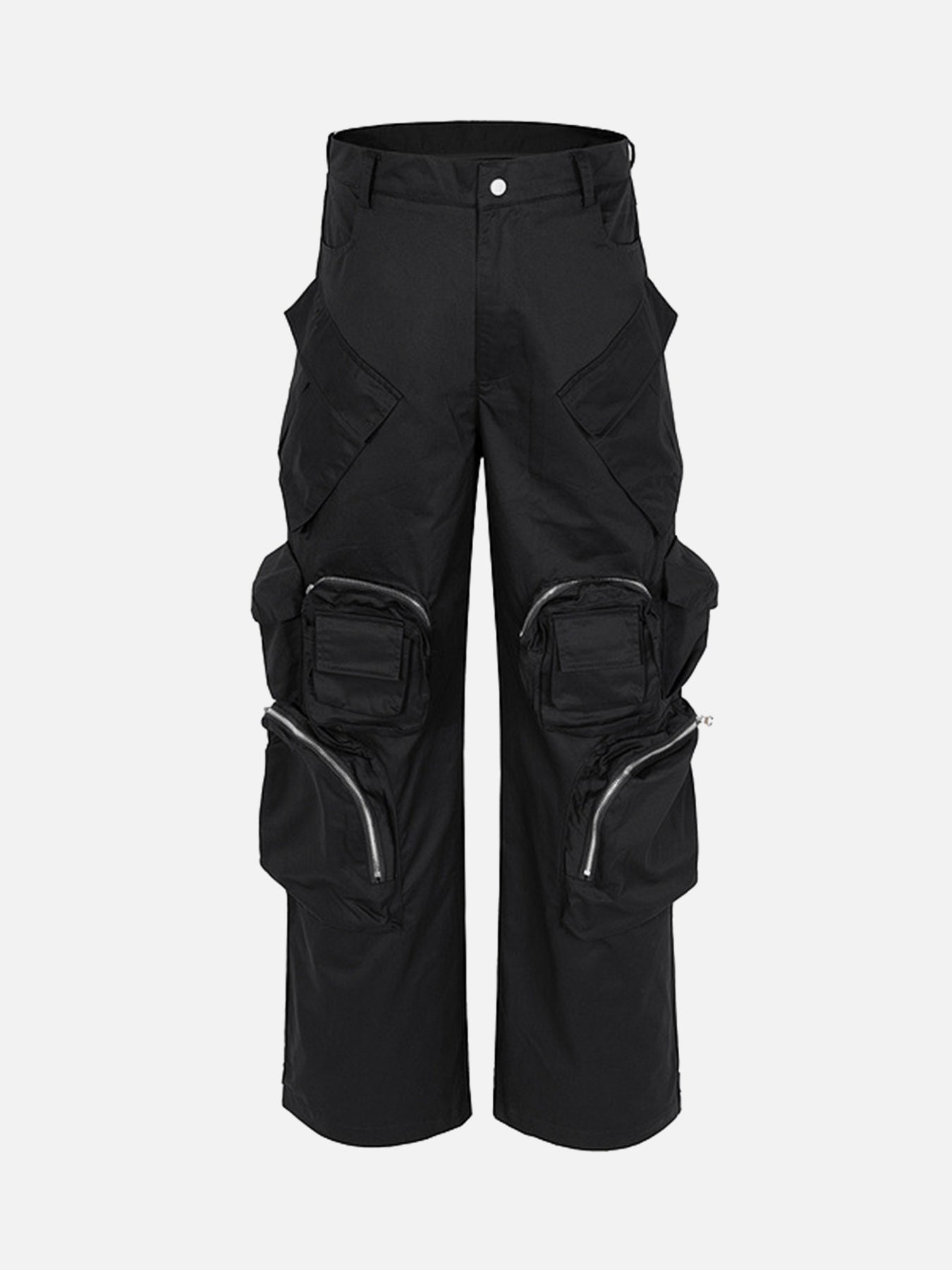 1984 Multi-Pocket Functional Casual Workwear Wide Leg Pants - 1643 SP230720DV5M