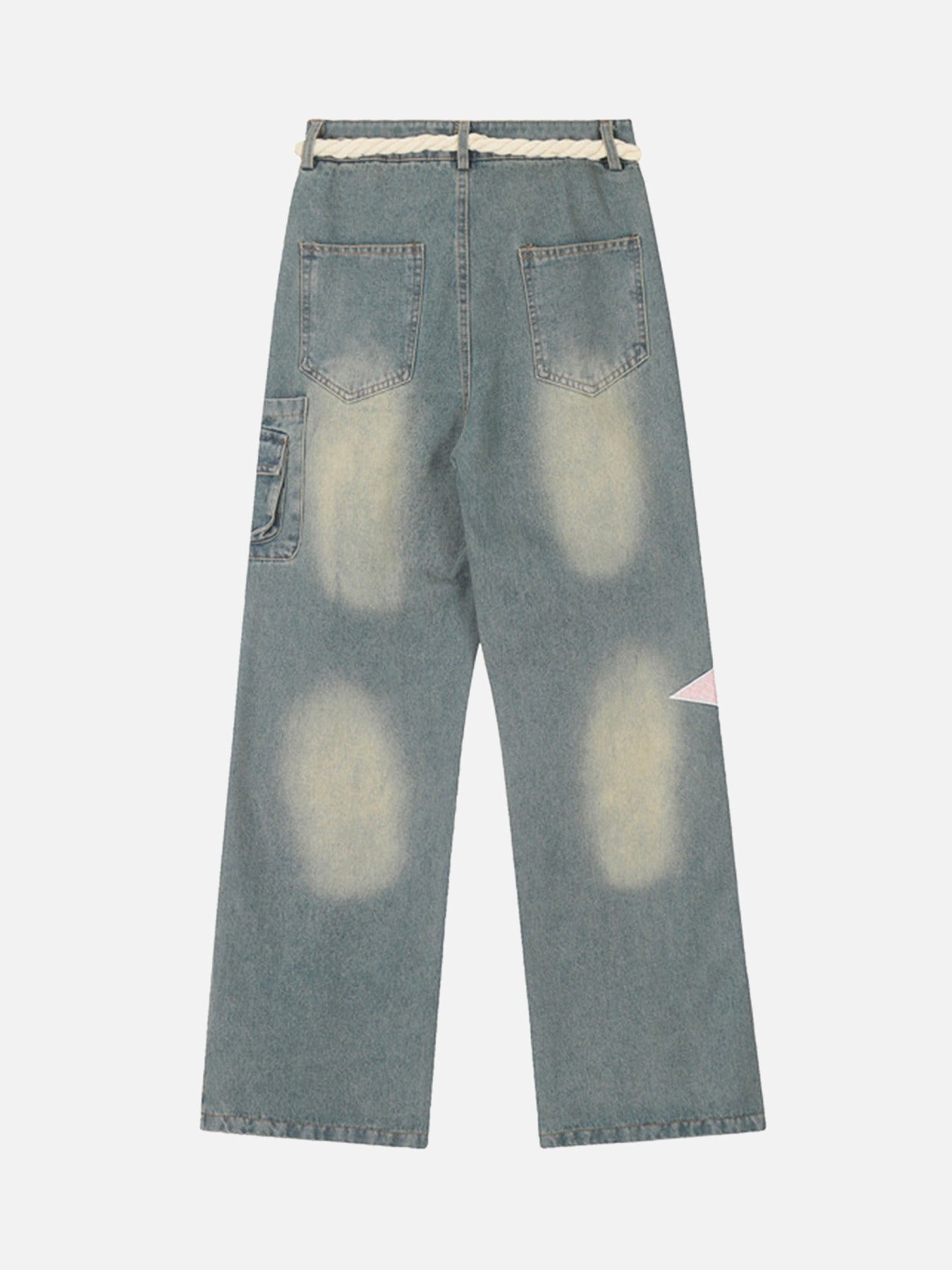 1984 Pentagram Embroidered Loose Straight Leg Pants SP230922J6E3