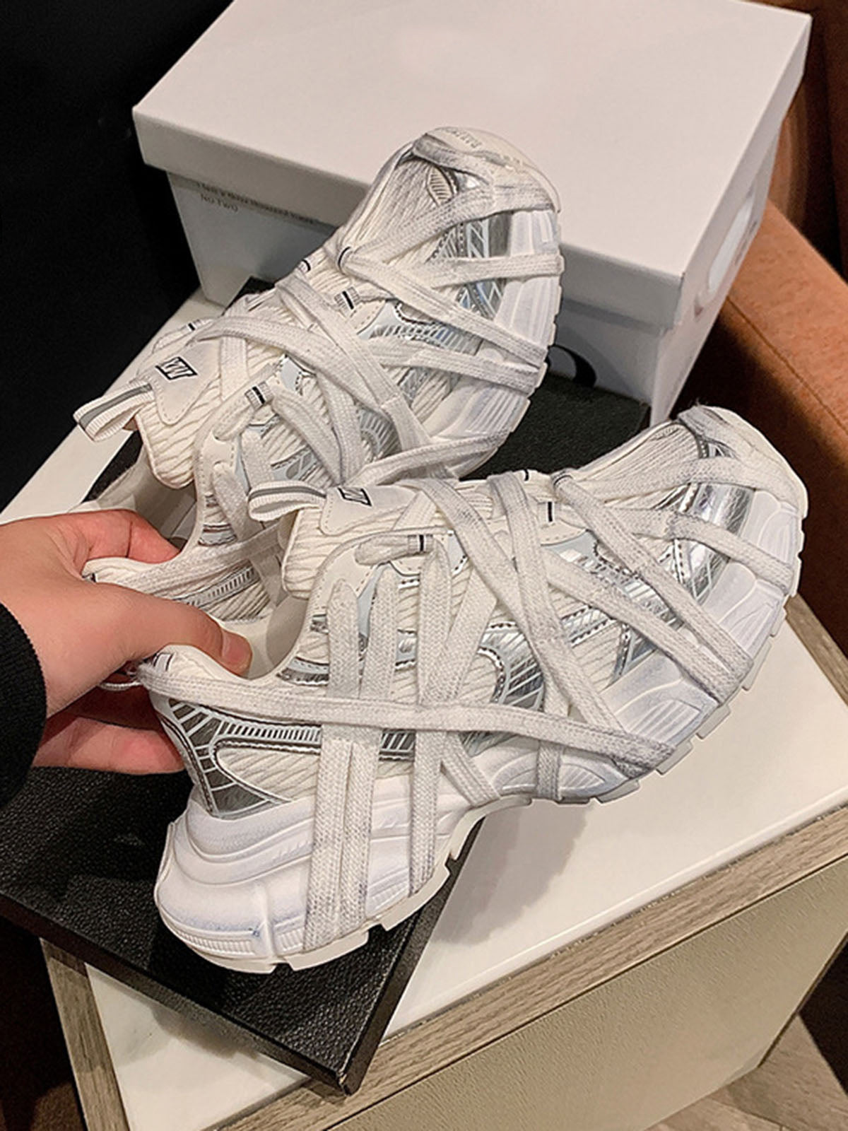 Sneakerhill High Street Lace-up Casual Sneakers - 1984