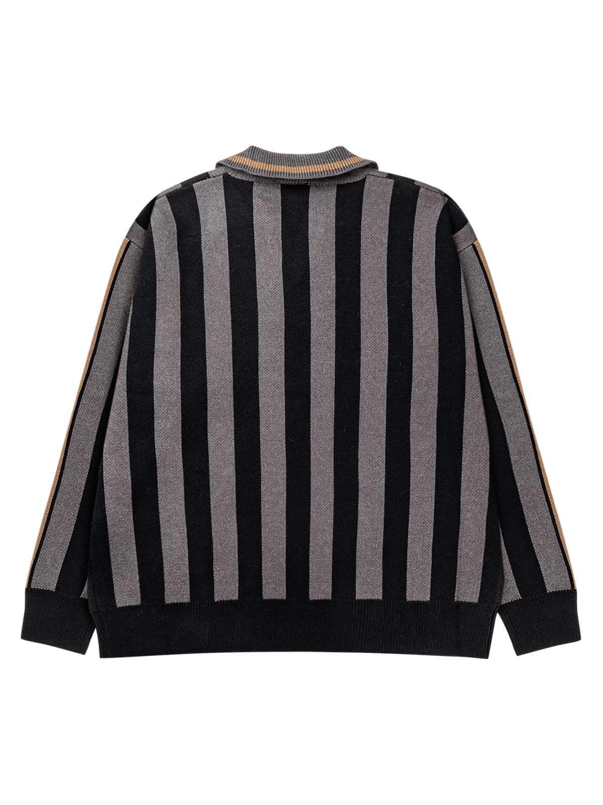 1984 Striped Star Jacquard Knit Sweater SP2410114L8M