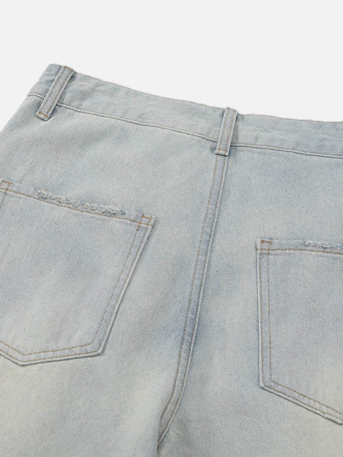 1984 Vintage Washed Multi-pocket Work Jeans SP230922G12O