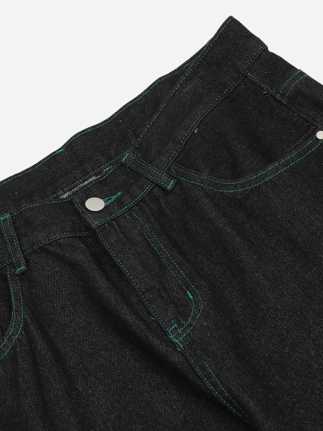 1984 Americana Star Letter Print Jeans - 1984brand