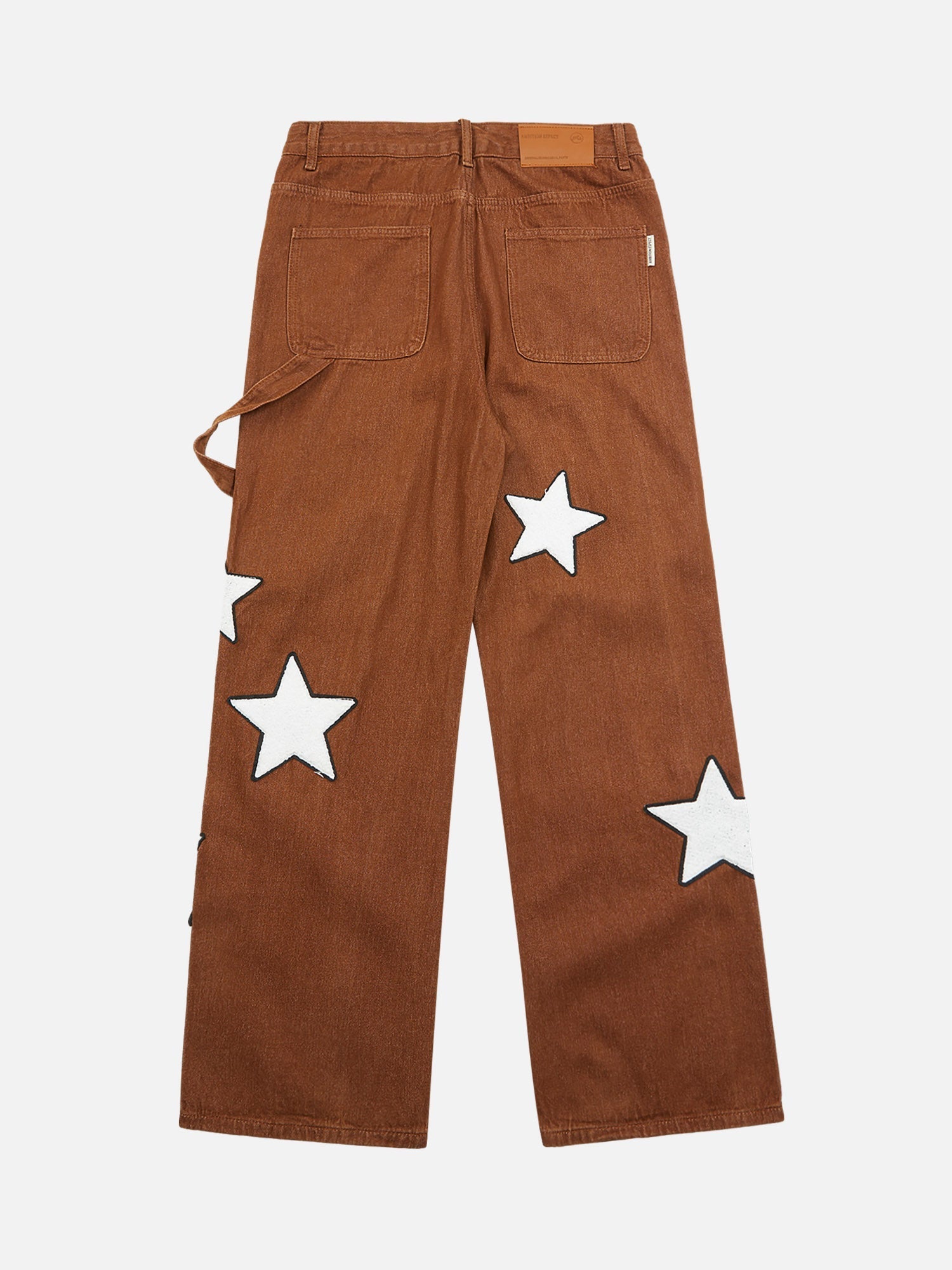 1984 American Retro Embroidered Five-pointed Star Jeans - 1984brand