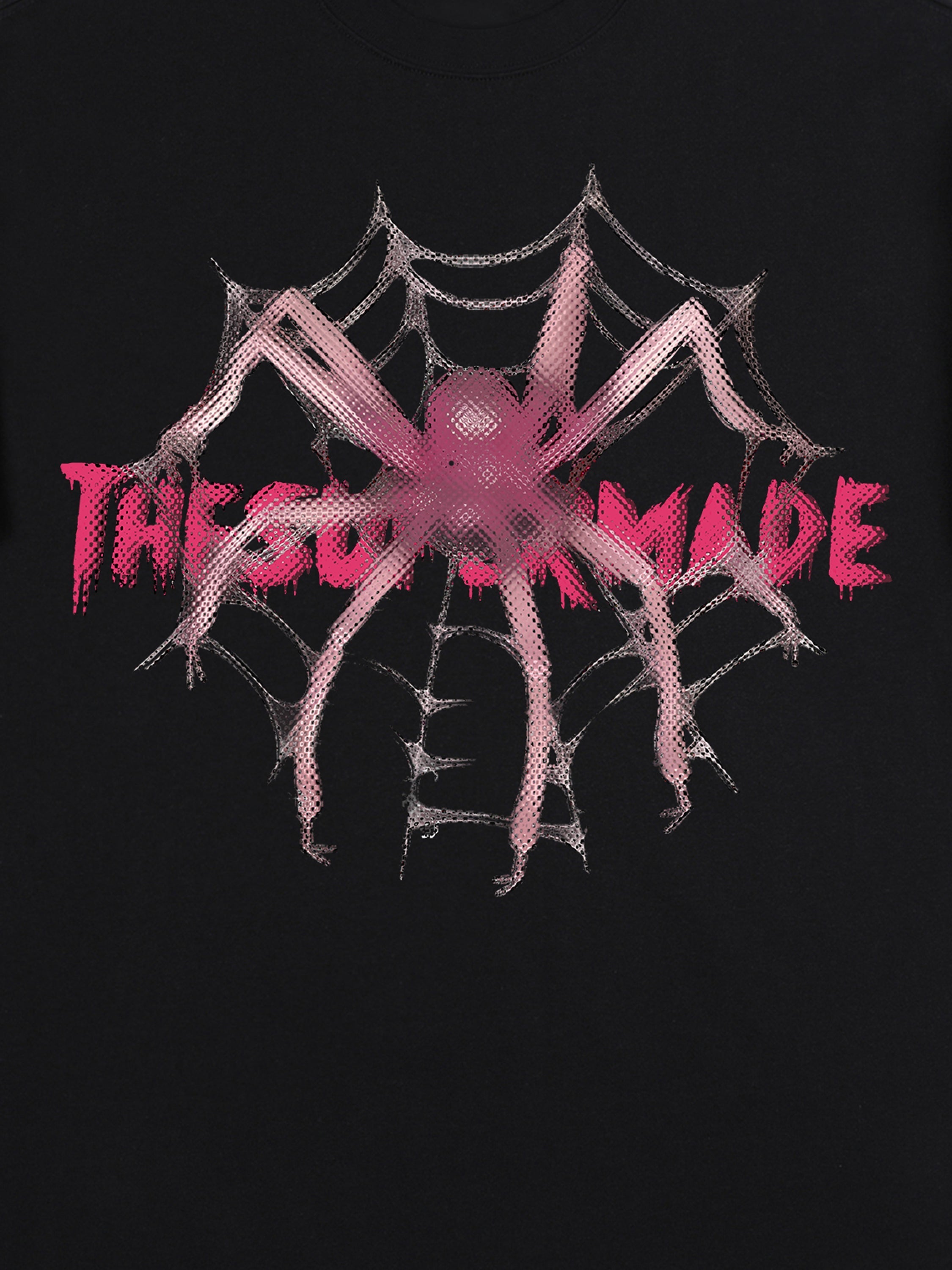 1984 Pink Diamond Spider Hip Hop T-shirt SP2403014JLL