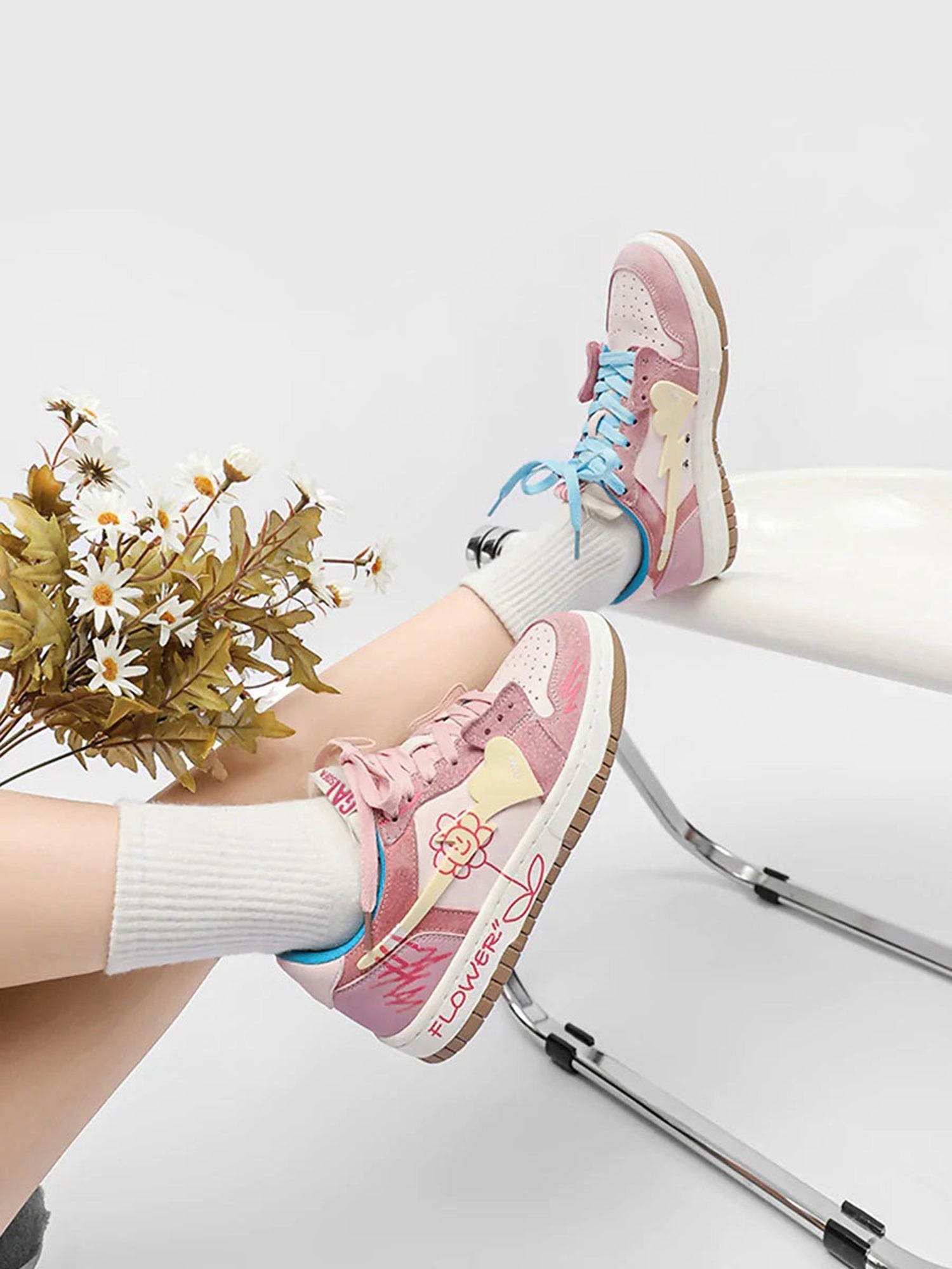 1984 Sunflower Couple Sports Skate Shoe - 1593 SP221021CSJP