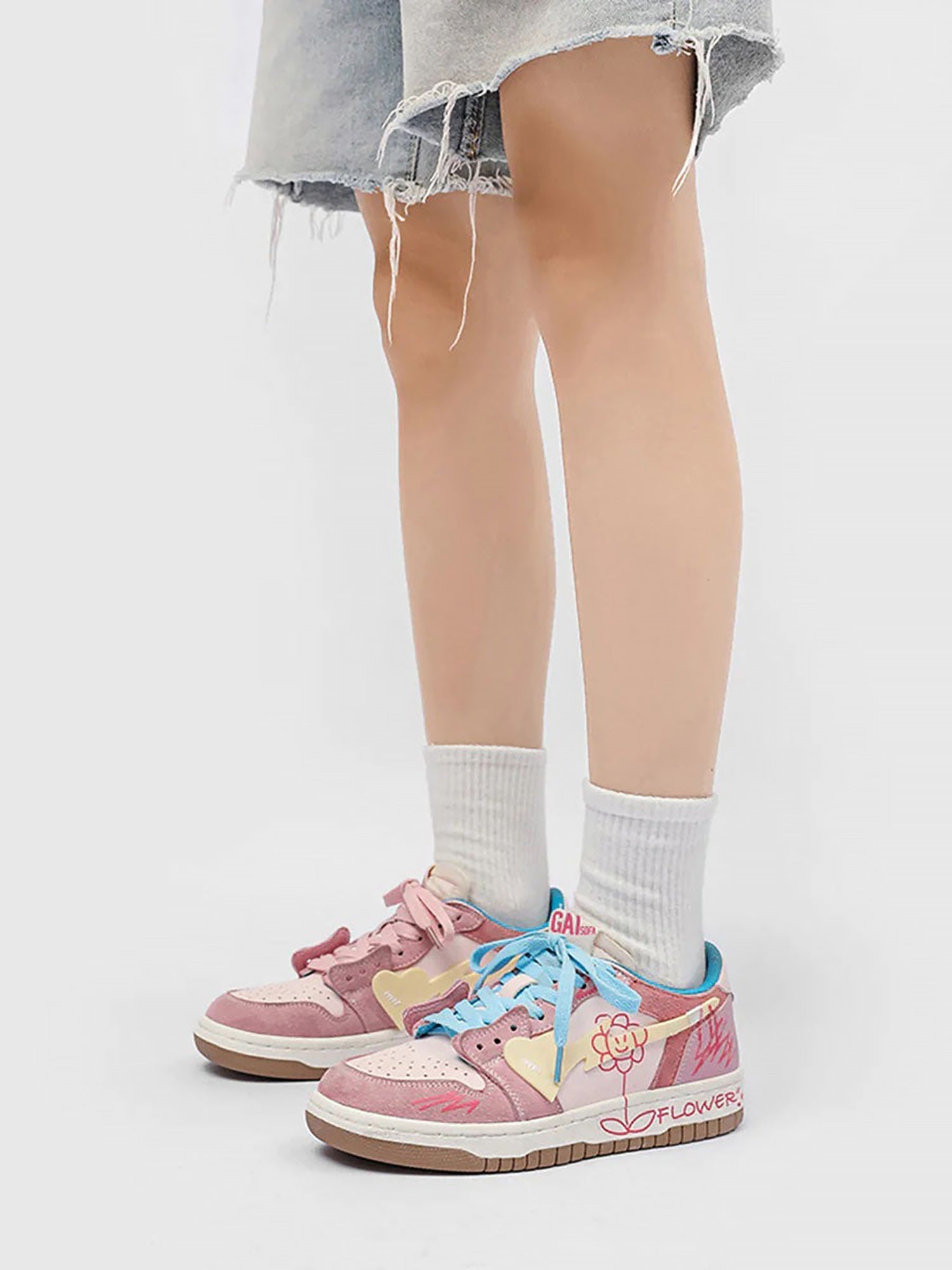 1984 Sunflower Couple Sports Skate Shoe - 1593 SP221021CSJP