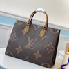 LV OnTheGo MM Monogram And Monogram Reverse Canvas For Women