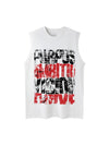 1984 Unisex Letters Street Rap Graffiti Vest