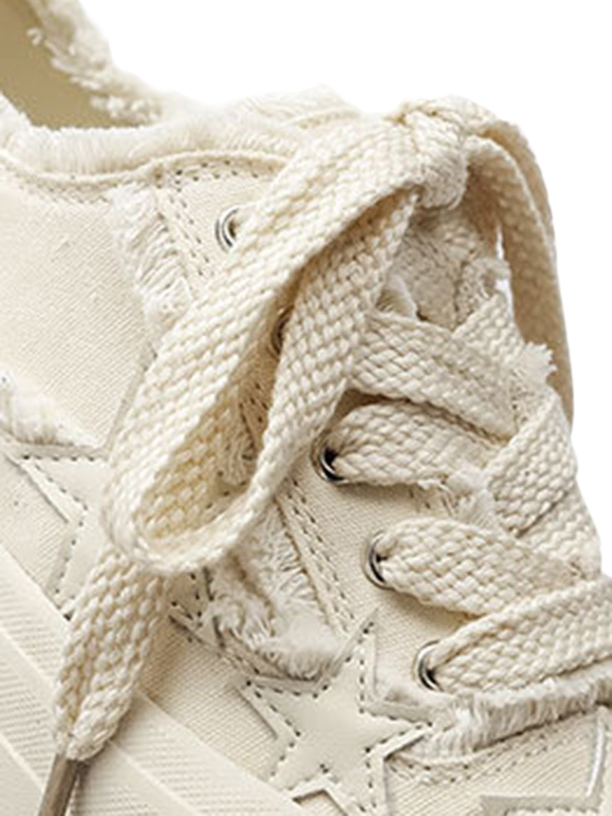 Sneakerhill Star Patch Embroidered Canvas Shoes - 1984