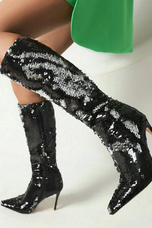 Bryston Sequin Pattern Boots