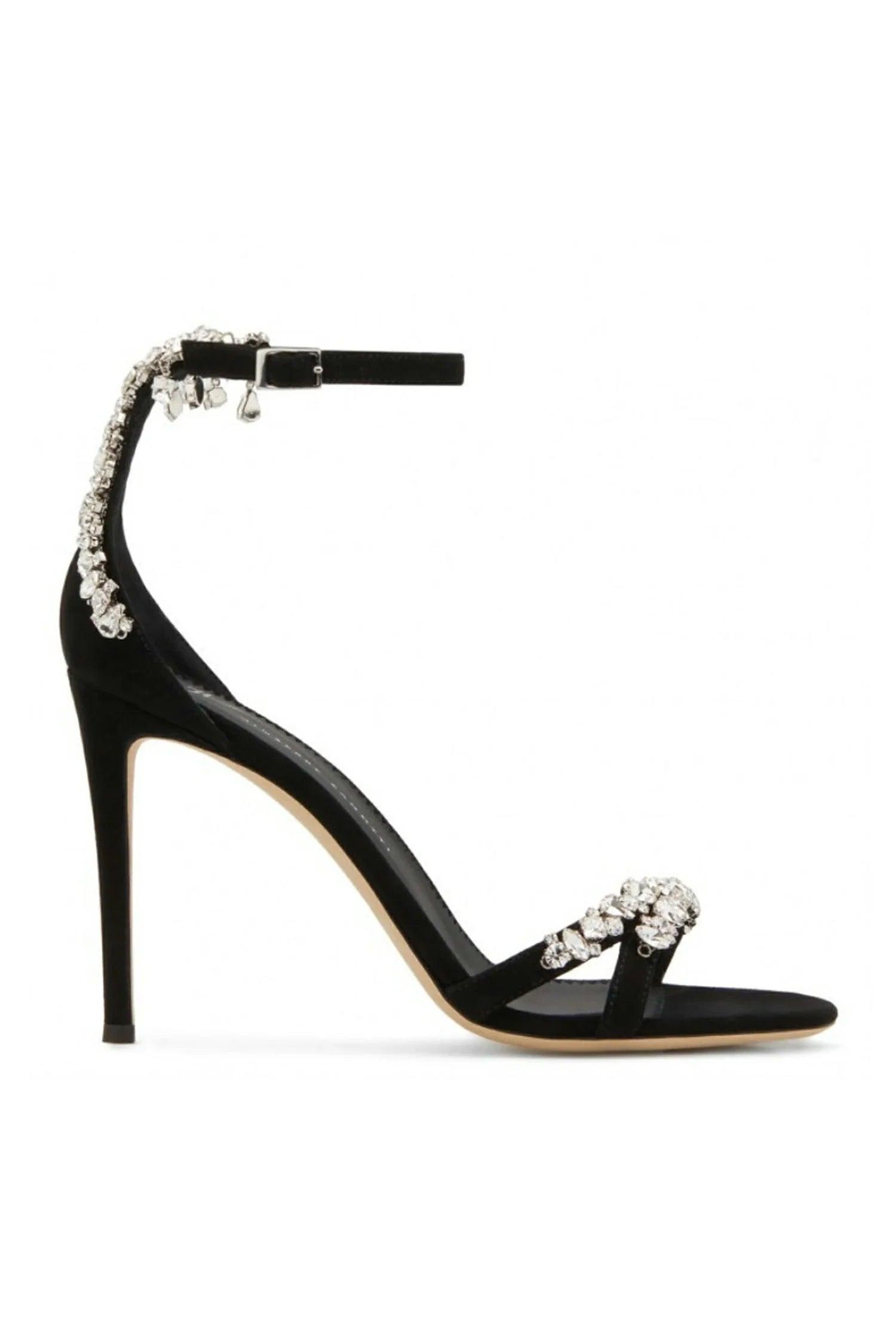 Nakia Diamond Floral High Heels