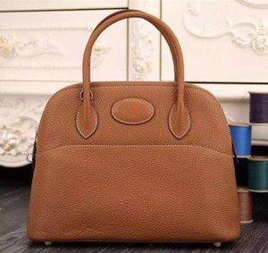 Bolide 31cm Togo Leather Brown Bag Kilta bags