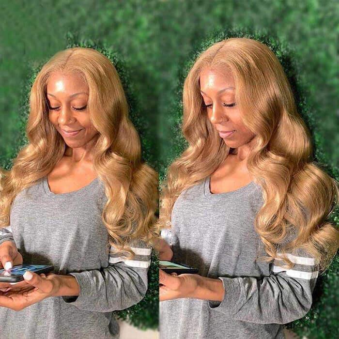 Colored Lace Front Wigs For Women 13*4 HD Lace Straight & Body Wave Human Hair Wigs - 1984brand