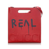 GG Red Calf Leather GGGhost Tote Italy