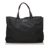 GG Black Canvas Fabric GG Tote Bag Italy