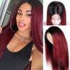 Ombre Color Human Hair Wigs Straight & Body Wave 13x4 HD Lace Front Wigs 150% Density hermosahair