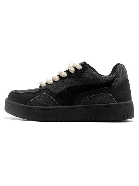 Sneakerhill Canvas Splicing Low Top Sneakers - 1984
