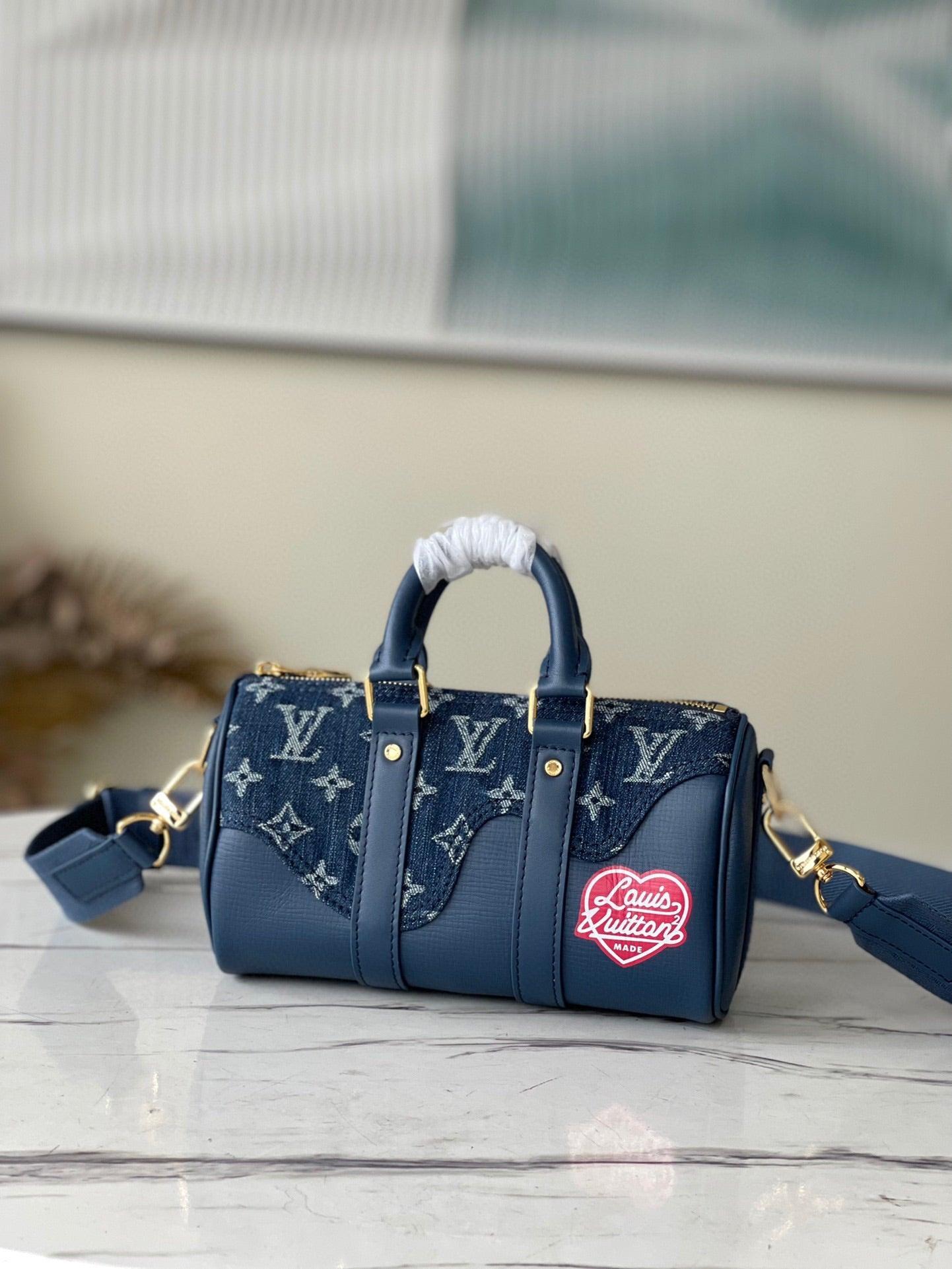 SO - New Fashion Women's Bags LV Nigo Monogram Drip Taurillon A089 sneakeronline