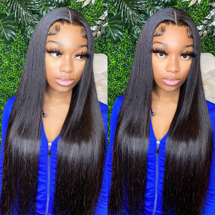 13*4 HD Lace Front Wig And 4*4 Lace Closure Wig Straight Human Hair Wigs - 1984brand