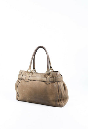 GG Medium GG Running Nubuck Suede Tote Bag