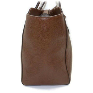 Brand Inspired GG Tote Bag Swing Tote Brown Leather (SHC7-11055)