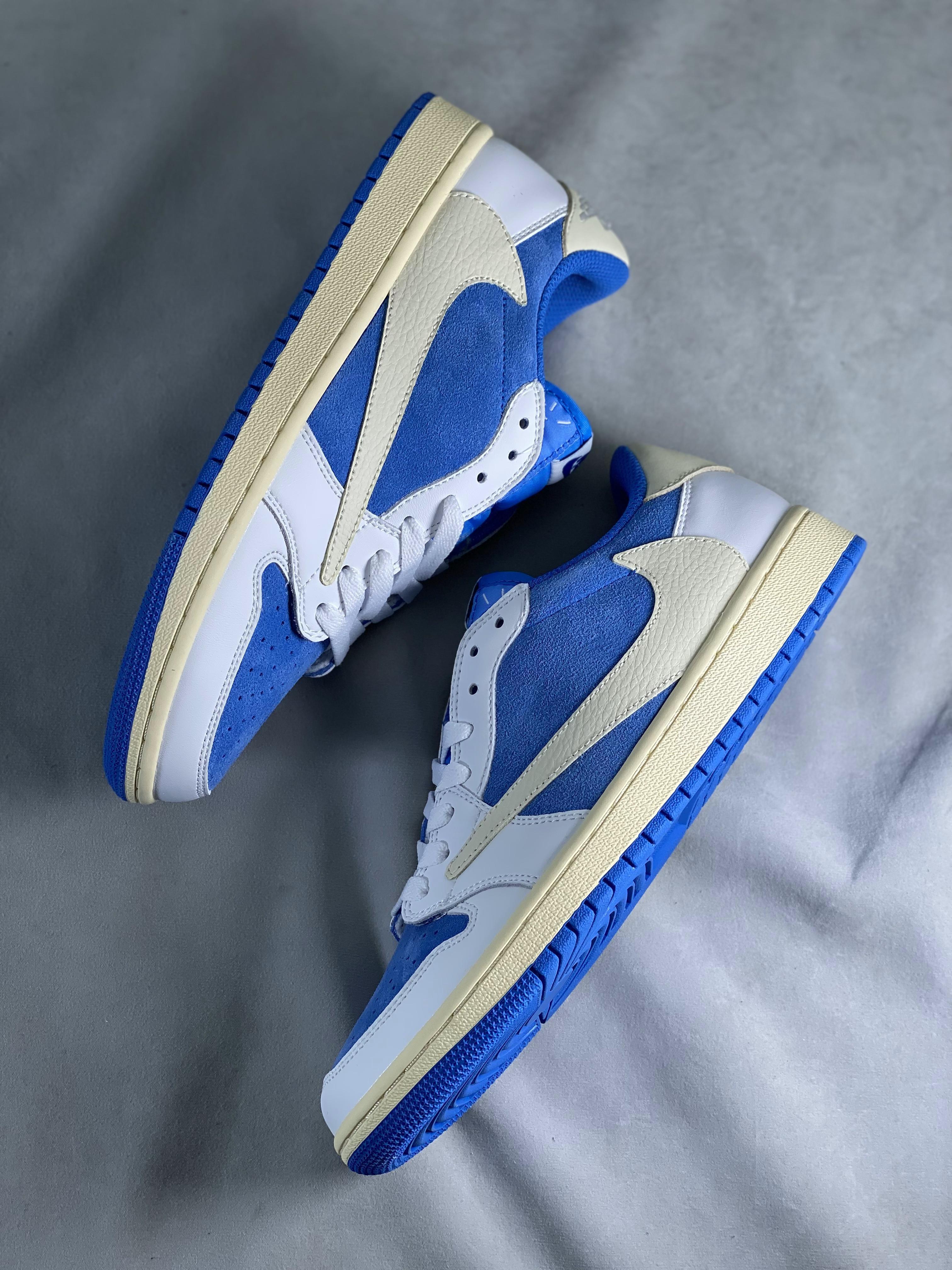 Custom Travis Scott x Fragment x Air Jordan 1 Low TS CQ4277 212 - sneakerhypesusa