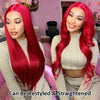 Red Lace Front Human Hair Wigs 13x4/13x6 Body Wave & Straight Wig Glueless Frontal Wig Hermosa Hair