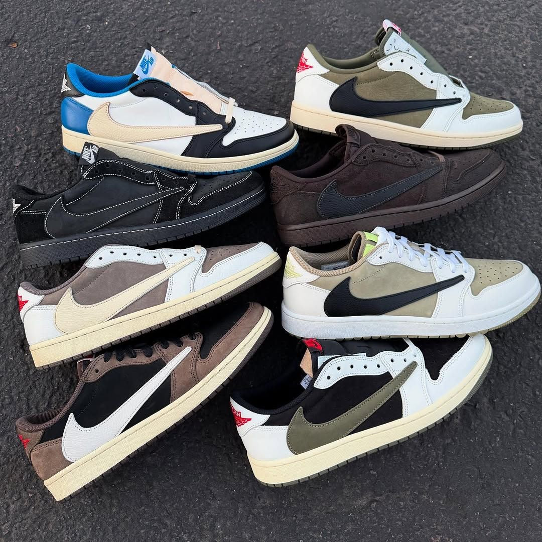 Custom Travis Scott x Fragment x Air Jordan 1 Low DZ4137 106