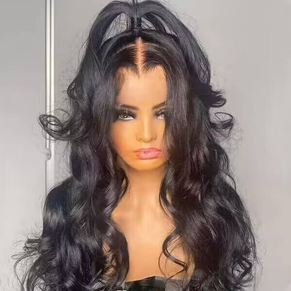 Pre Plucked 360 Lace Frontal Wig with Baby Hair 100% Human Hair 12A High Quality Hermosa Hair