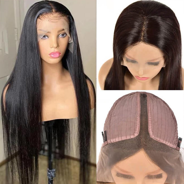 13x4 T Part HD Lace Frontal Human Hair Wigs For Women Pre Plucked Glueless Wig - 1984brand