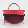 Kelly 35cm Togo Leather Handbag Red/Golden Kilta bags