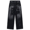 1984® Black Washed Wide Leg Jeans 1984