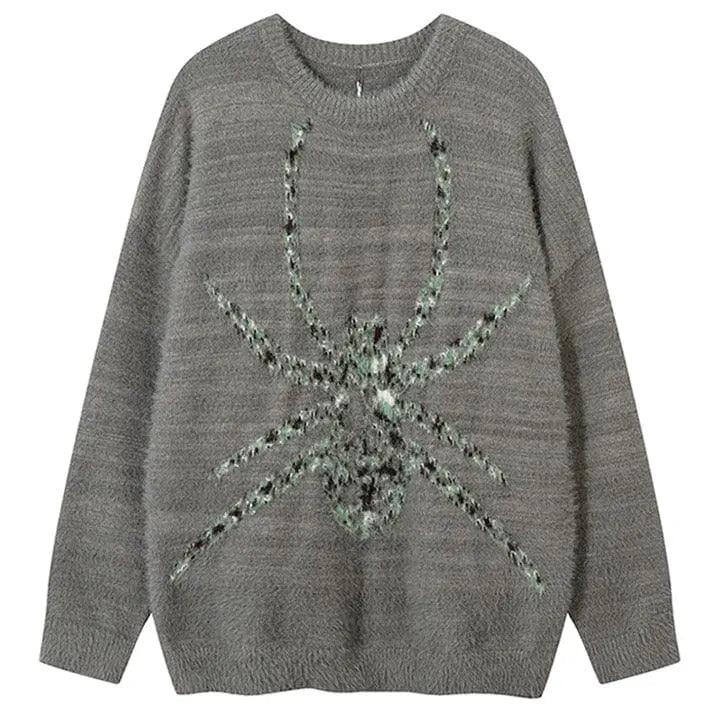 1984® Casual Knitted Sweater Embroidery Spider 1984