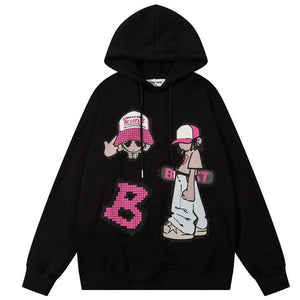 1984® Cyber Cartoon Hoodie Skateboard Boy 1984