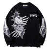 1984® Dark Gothic Sweater Skull and Bone 1984