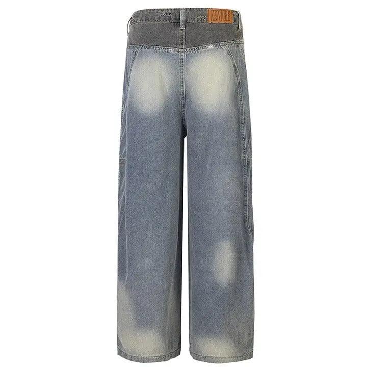 1984® Faded Wash Jeans Side Pleated 1984