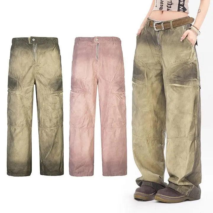 1984® Faded Wide Leg Cargo Pants 1984