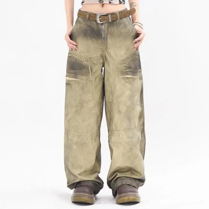 1984® Faded Wide Leg Cargo Pants 1984