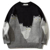 1984® Fluffy Knit Sweater Colorful Cats 1984