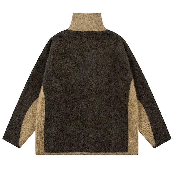 1984® Furry Butterfly Jacquard Sweater Cardigan 1984