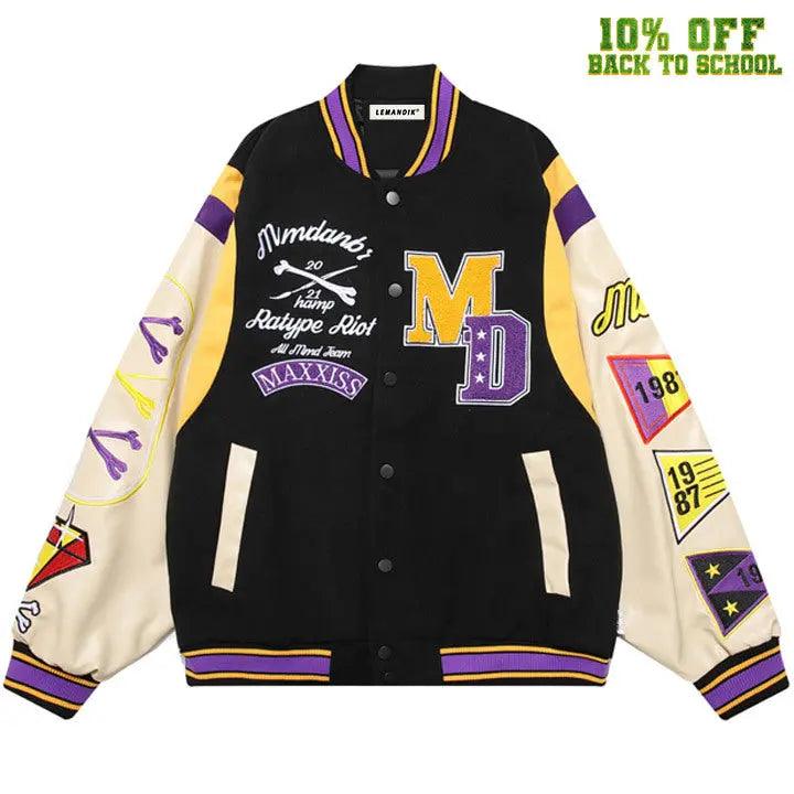 1984® Heavy Industry Varsity Jacket Flock MDAN 1984