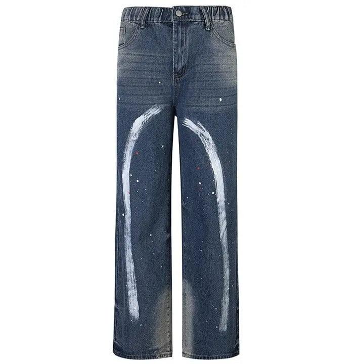 1984® High Street Elastic Waist Pleated Jeans 1984