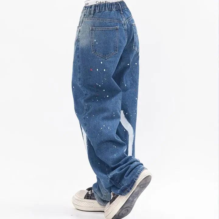 1984® High Street Elastic Waist Pleated Jeans 1984