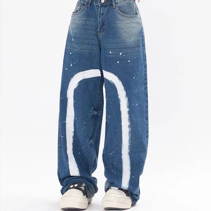 1984® High Street Elastic Waist Pleated Jeans 1984