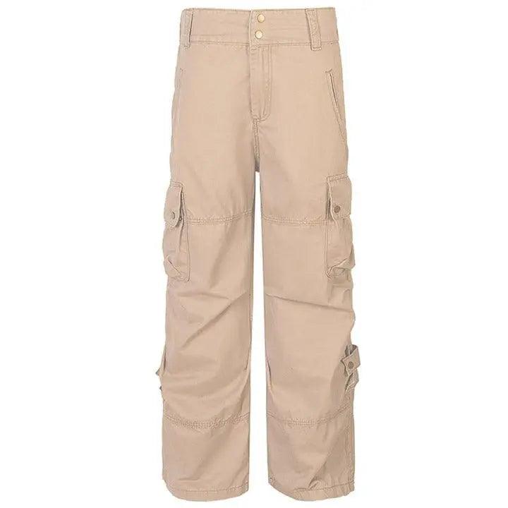 1984® Khaki Elastic Waist Cargo Jeans 1984