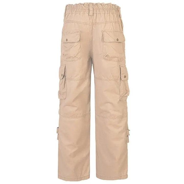 1984® Khaki Elastic Waist Cargo Jeans 1984